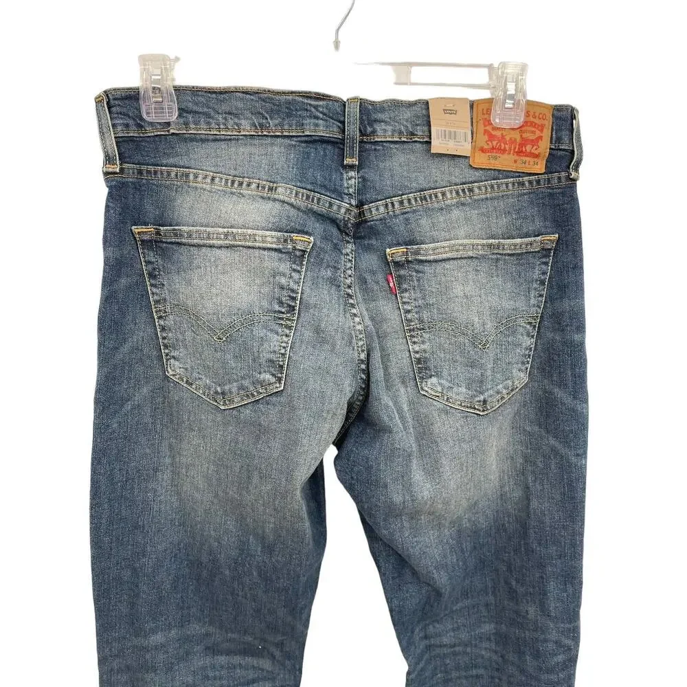 NWT Levi’s 559 Jeans Relaxed Straight Stretch Waist 37” 34 Inseam
